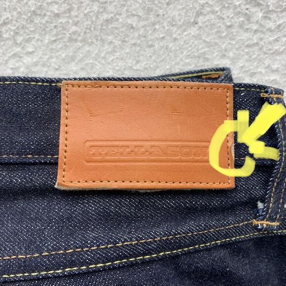 Tellason Elgin Red Line Selvedge Jeans Mens 30x27.5 (Tag 29) Kaihara Sanforized - Picture 8 of 16